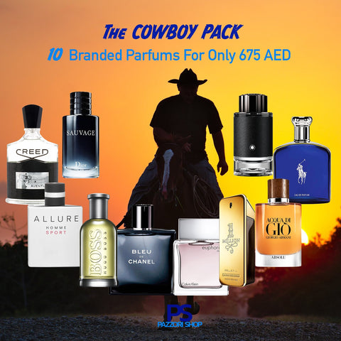The Cowboy Pack  | 70%OFF | 10 Perfumes For Men